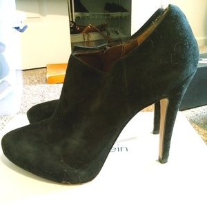 Sam Edelman Platform Suede Booties Sz 8